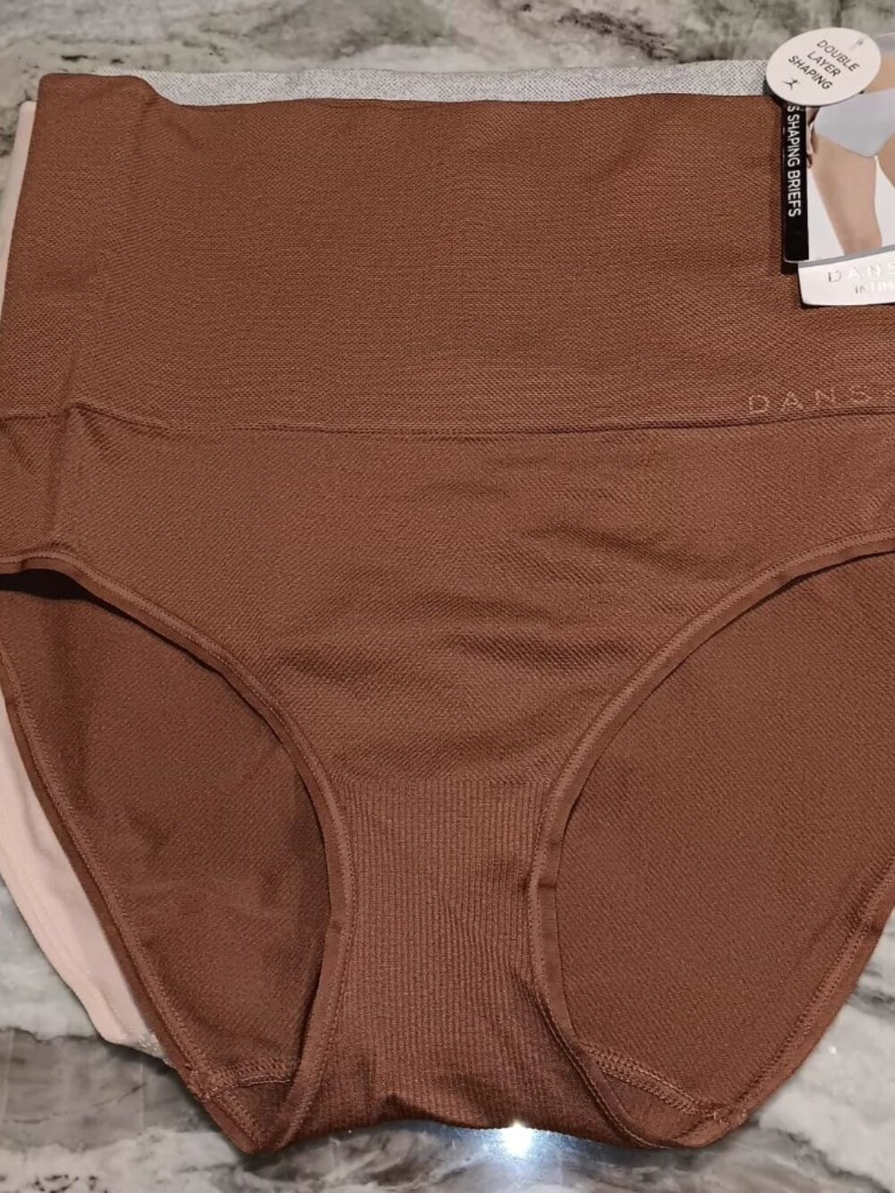 NWT Danskin Intimates Double Layer Shaping Briefs — 3 Pack, Size XL
